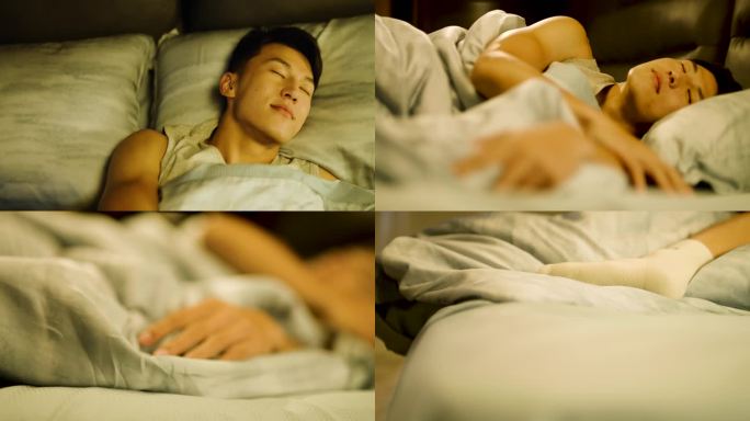 睡觉 舒服的睡觉 男人