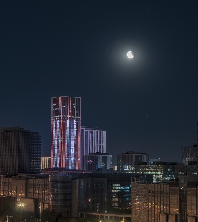 北京城市夜景延时8k ProRes422