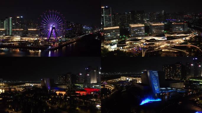 深圳欢乐港湾摩天轮夜景