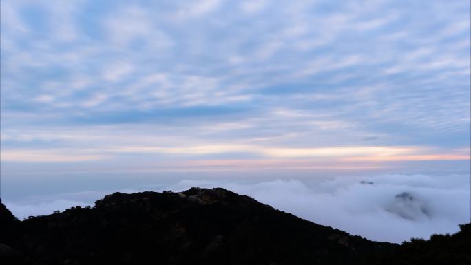 安徽黄山风景区云海延时风景视频素材