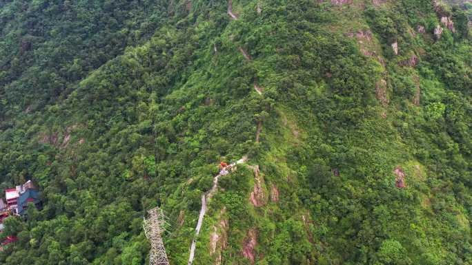 温岭箬横白峰山，航拍