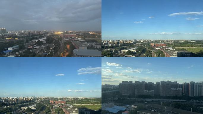 高碑店地区天空延时