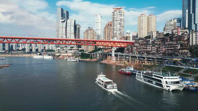 4K重庆洪崖洞两江城市航拍合集