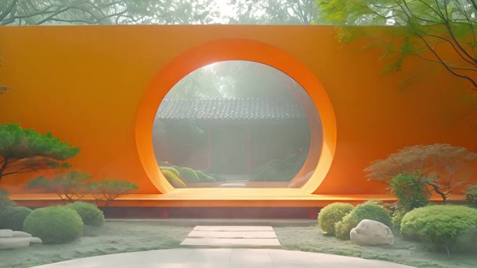 国风禅意 思考 意境 安静 寺庙