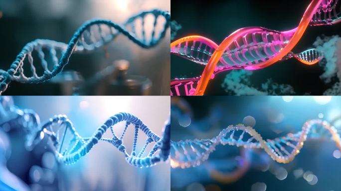 DNA遗传物质基因工程ai素材原创9