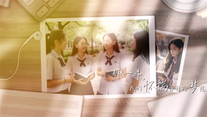 光影唯美毕业，青春，电子相册通用AE模板