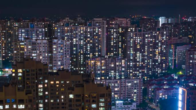 万家灯火，灯火通明，千家万户