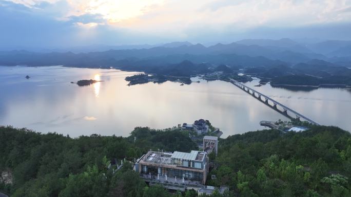 千岛湖高清4K航拍原素材