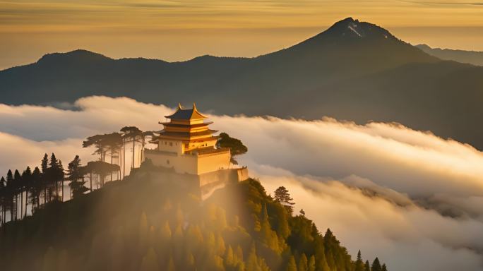 山顶寺庙