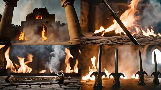 古代战场 古城堡 古代兵器 战甲战盔