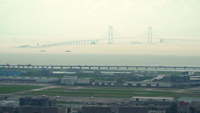 深中大桥和深圳宝安机场