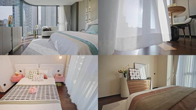 现代风格卧室精装修卧房