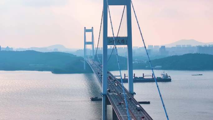 2024年最新江阴大桥航拍大全景