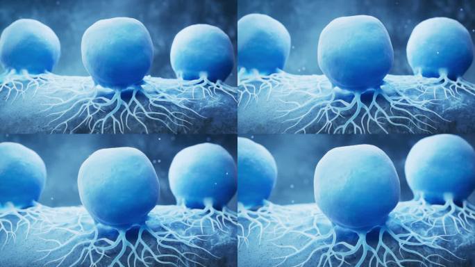癌细胞与生物医学科研医疗动画三维渲染