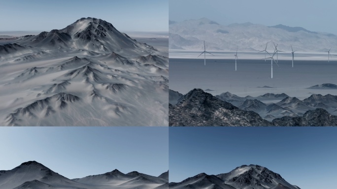 黑独山大场景空镜