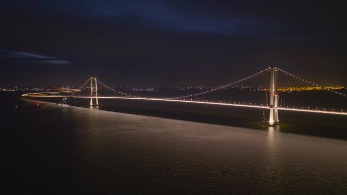 深中大桥夜景  深中通道夜景