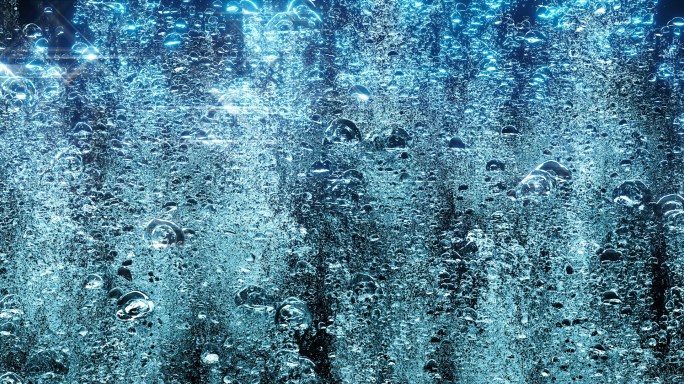 水花气泡转场 透明通道