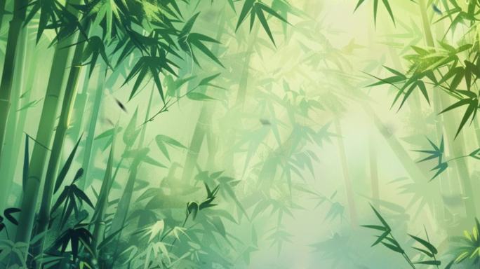 宽屏竹林背景 舞蹈背景  武侠背景