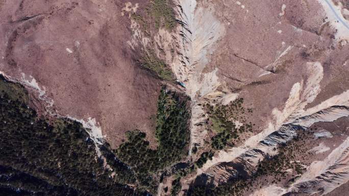 川西地形地貌航拍