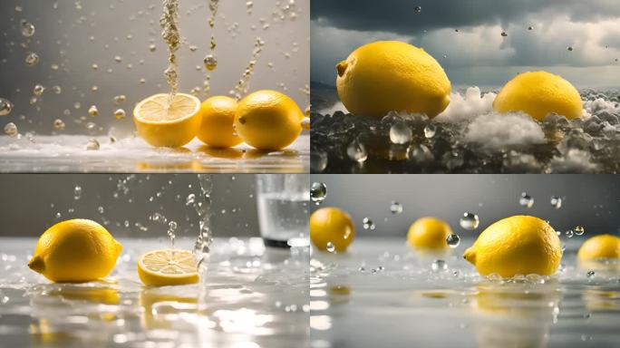 新鲜柠檬 柠檬丰收 柠檬采摘 新鲜水果
