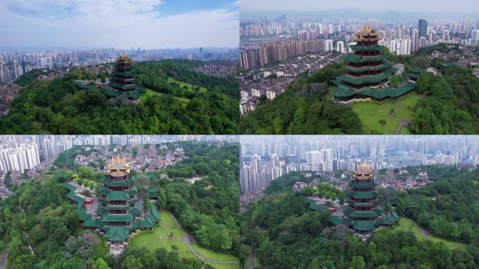 航拍重庆鸿恩寺