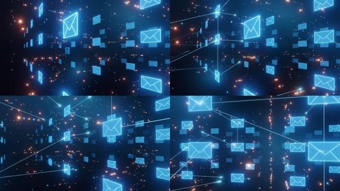 虚拟空间中的数字电子邮件网络