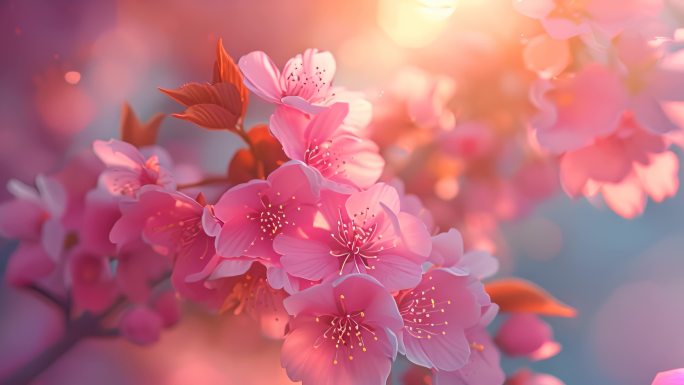 桃花 桃花开花 特写