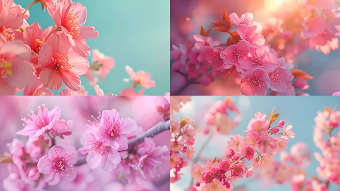 桃花 桃花开花 特写
