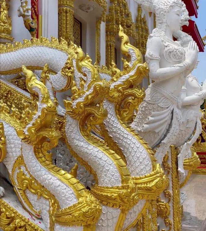 Wat Mai Sa Pratum教堂，位于泰国那空叻差玛省Chok Chai区，是村里练习佛法的地