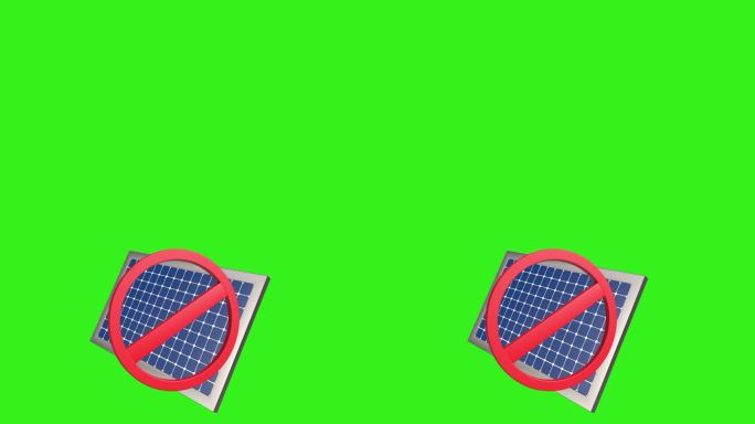 不使用太阳能板，禁止标示图标，太阳能板不允许