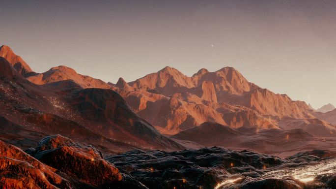 C4D火焰山宽屏