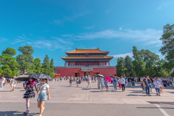 2024北京中轴线故宫博物院神武门延时