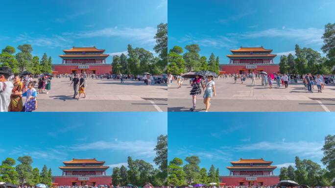 2024北京中轴线故宫博物院神武门延时