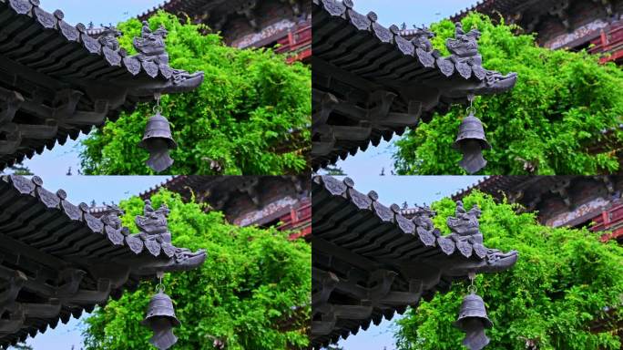 天津蓟县独乐寺观音阁寺庙木构古建筑