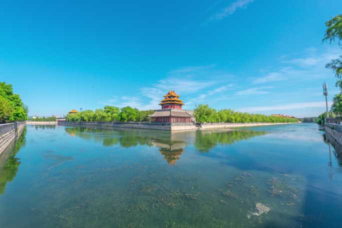2024北京中轴线 故宫角楼风光延时