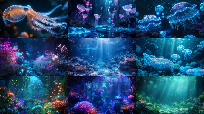 海底世界 唯美海底 梦幻海洋世界