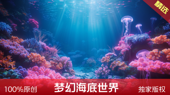 海底世界 唯美海底 梦幻海洋世界