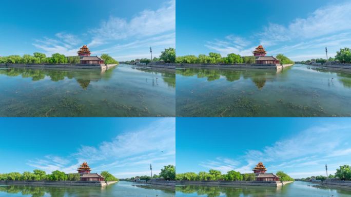 2024北京中轴线 故宫角楼风光延时