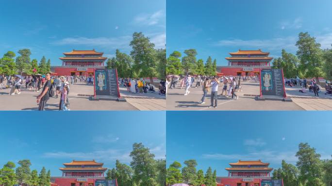 2024北京中轴线紫禁城神武人流延时