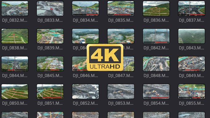 世纪工程平陆运河施工现场4K