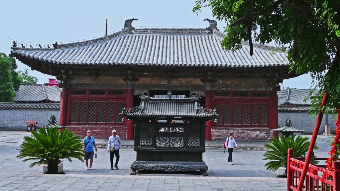 天津蓟县独乐寺观音阁寺庙木构古建筑