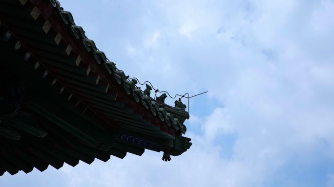 古建筑屋檐延时