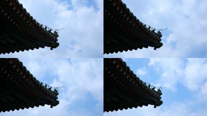 古建筑屋檐延时