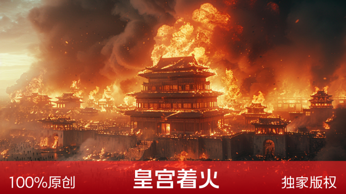 皇宫着火 阿房宫大火