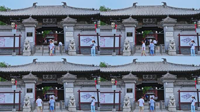 天津蓟县独乐寺观音阁寺庙木构古建筑