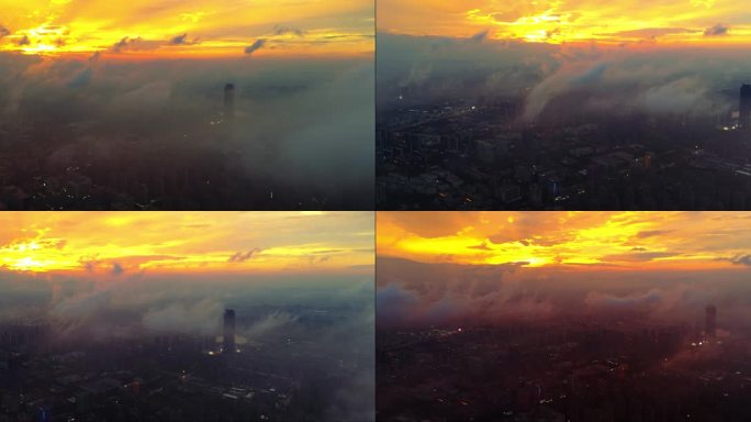 「杭州」 城北万象城 夕阳 余晖