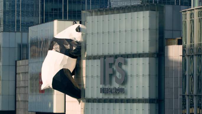 成都春熙路 太古里 香槟广场 人流车流