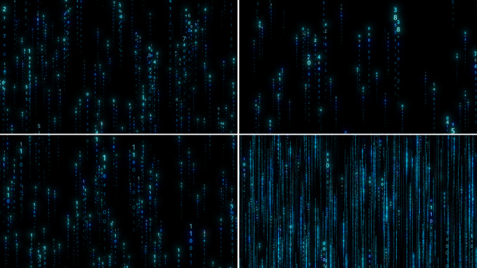 【4K】8款数字粒子合集