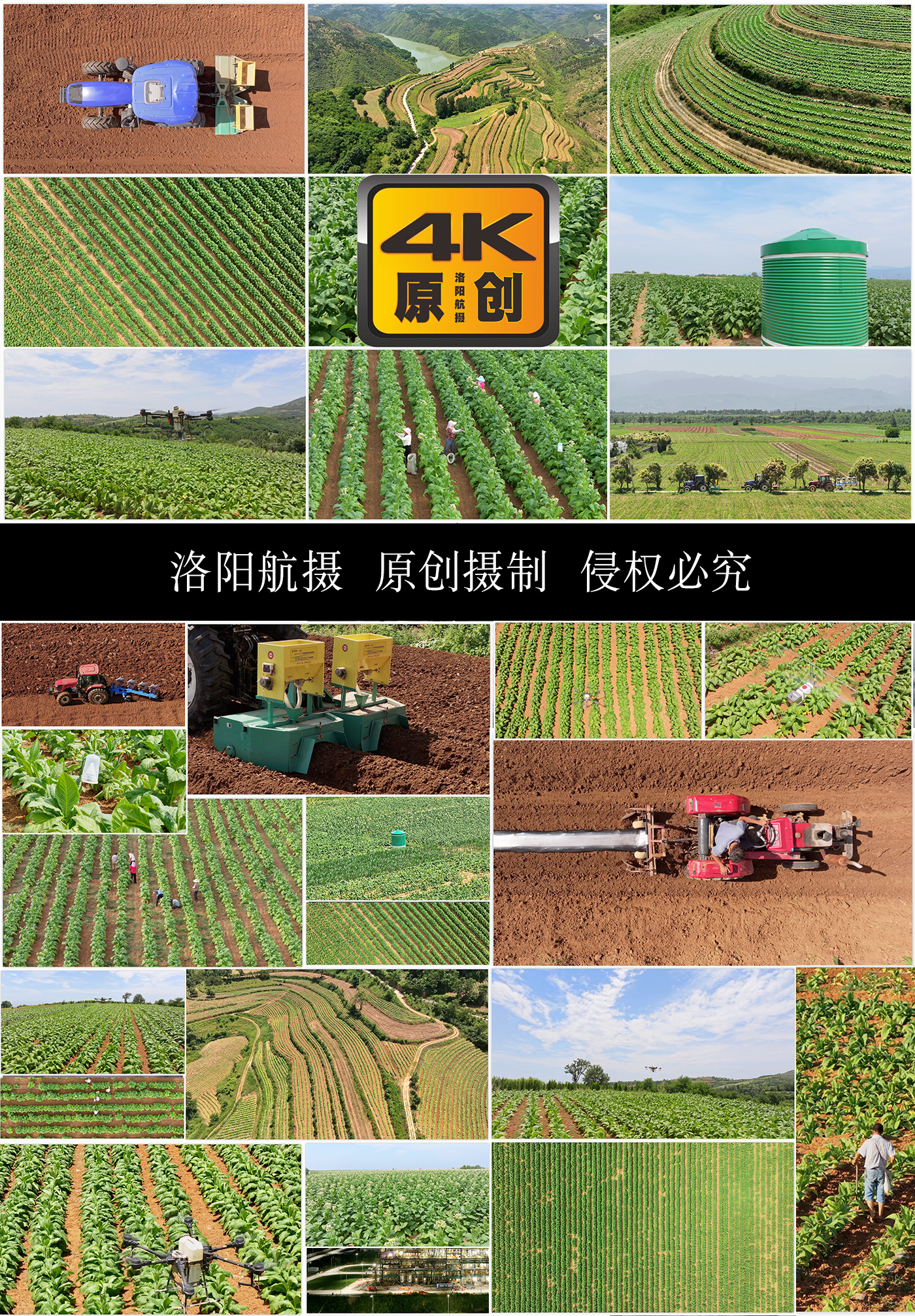 耕地 播种 覆膜 除草