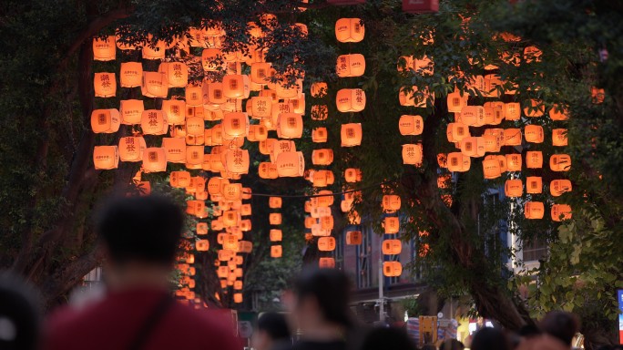 广州北京路步行街广州文旅地标广东旅游人流